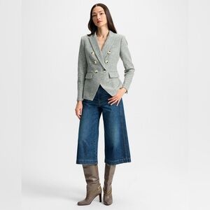 Veronica Beard Marlowe High Waist Culotte Jeans $325 MSRP Sz 25